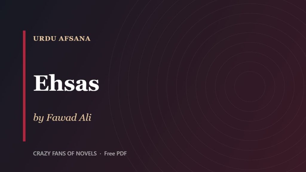 Ehsas by Fawad Ali – cover