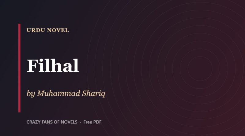 Filhal by Muhammad Shariq – cover