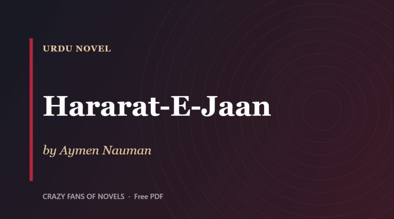 Hararat-E-Jaan by Aymen Nauman – cover