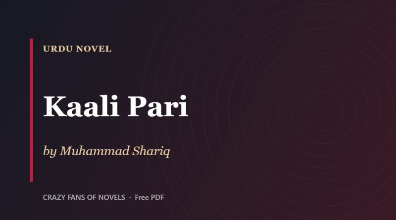Kaali Pari by Muhammad Shariq – cover