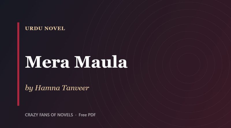 Mera Maula by Hamna Tanveer – cover