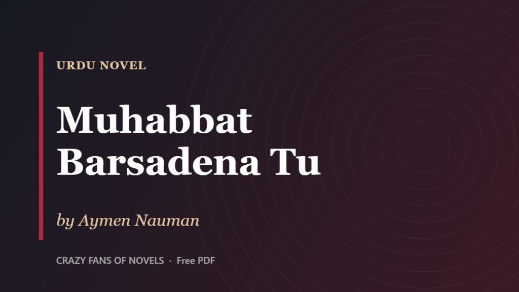 Muhabbat Barsadena Tu by Aymen Nauman – cover