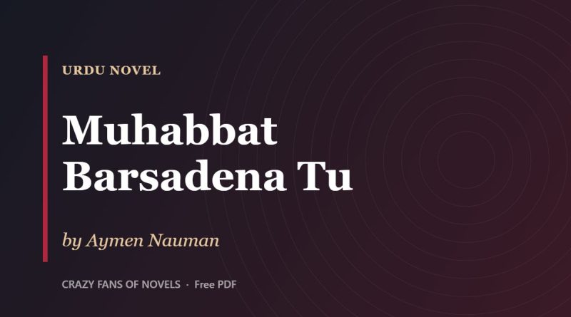 Muhabbat Barsadena Tu by Aymen Nauman – cover