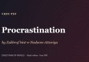 Procrastination by Zukhruf bint-e-Nadeem-Attariya – cover