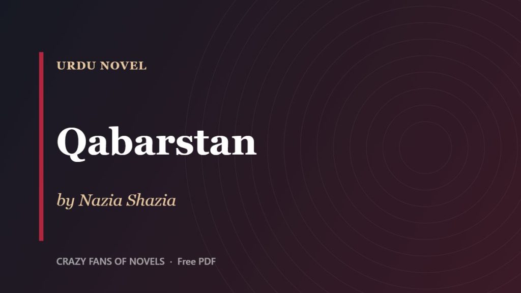 Qabarstan by Nazia Shazia – cover