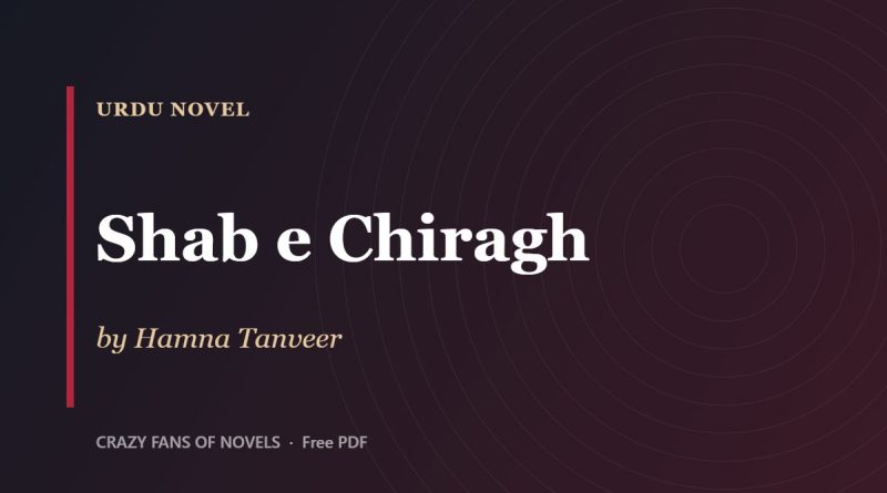 Shab e Chiragh by Hamna Tanveer – cover
