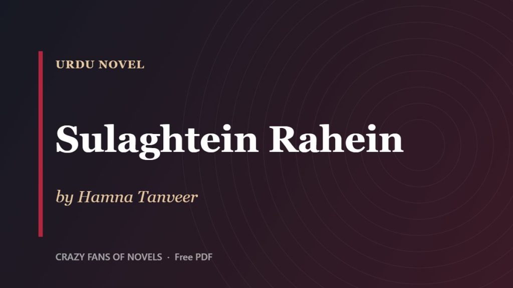 Sulaghtein Rahein by Hamna Tanveer – cover