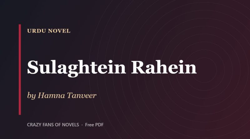 Sulaghtein Rahein by Hamna Tanveer – cover