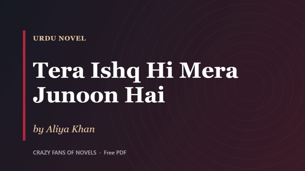 Tera Ishq Hi Mera Junoon Hai by Aliya Khan – cover
