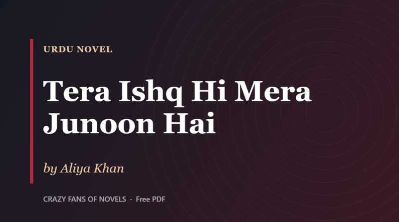 Tera Ishq Hi Mera Junoon Hai by Aliya Khan – cover