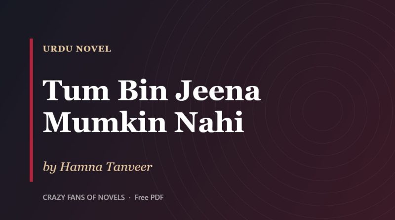 Tum Bin Jeena Mumkin Nahi by Hamna Tanveer – cover