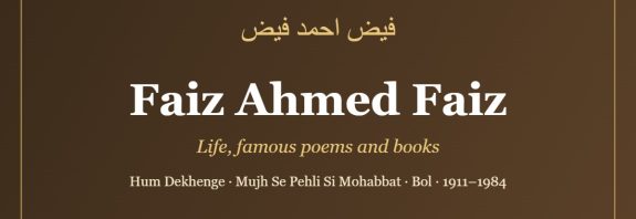 Faiz Ahmed Faiz: life, famous poems and books