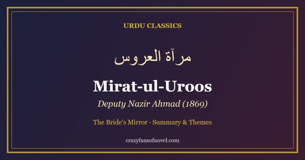 Mirat-ul-Uroos Summary: Nazir Ahmad's Novel, Akbari and Asghari – cover