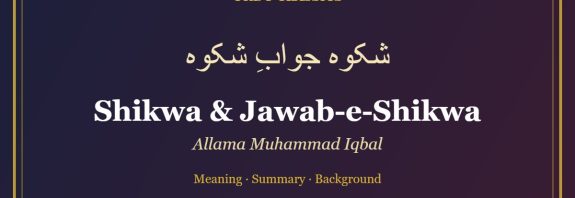 Shikwa and Jawab-e-Shikwa by Allama Iqbal – guide cover
