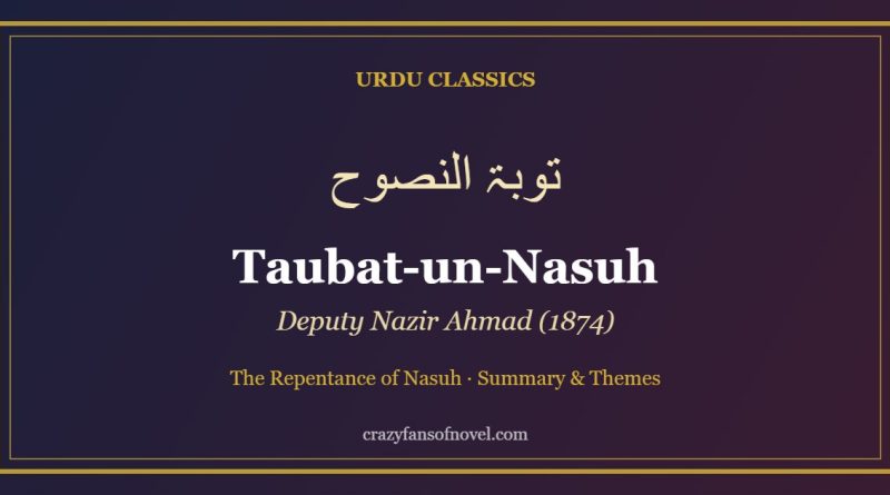 Taubat-un-Nasuh by Deputy Nazir Ahmad – summary guide cover